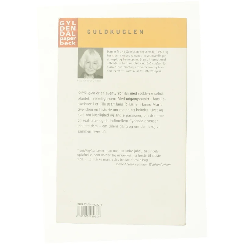 Guldkuglen af Hanne Marie Svendsen (f. 1933) (Bog)