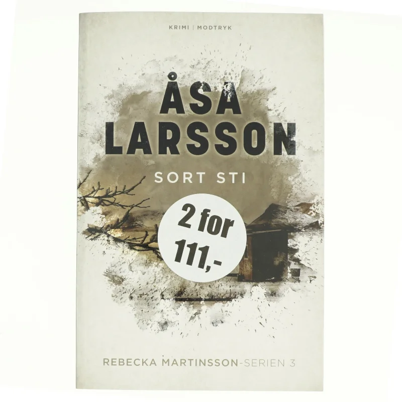 Sort sti af Åsa Larsson (Bog)