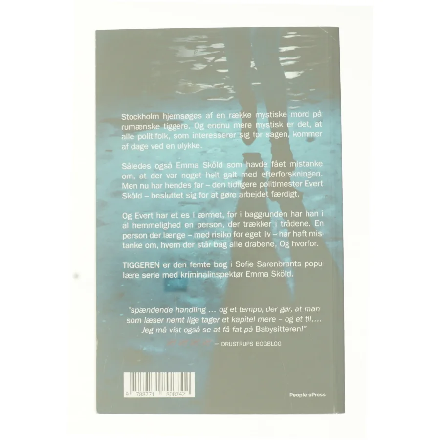 Tiggeren af Sofie Sarenbrant (Bog)