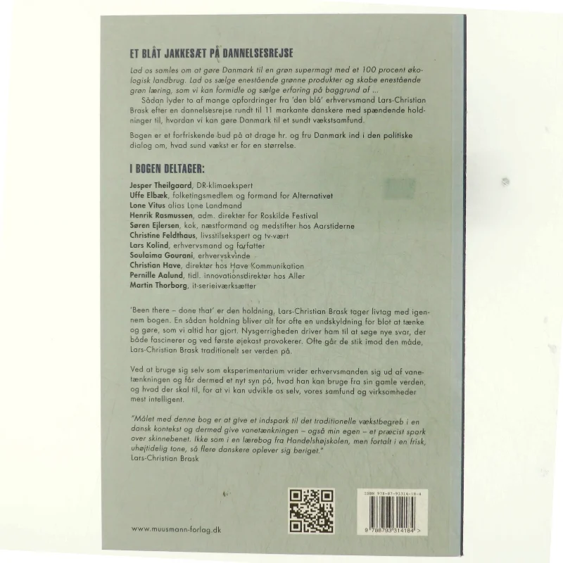 Vilje til forandring af Lars-Christian Brask (Bog)