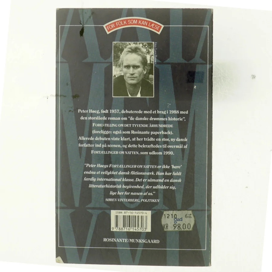 Fortællinger Om Natten af Peter Hoeg (Bog)
