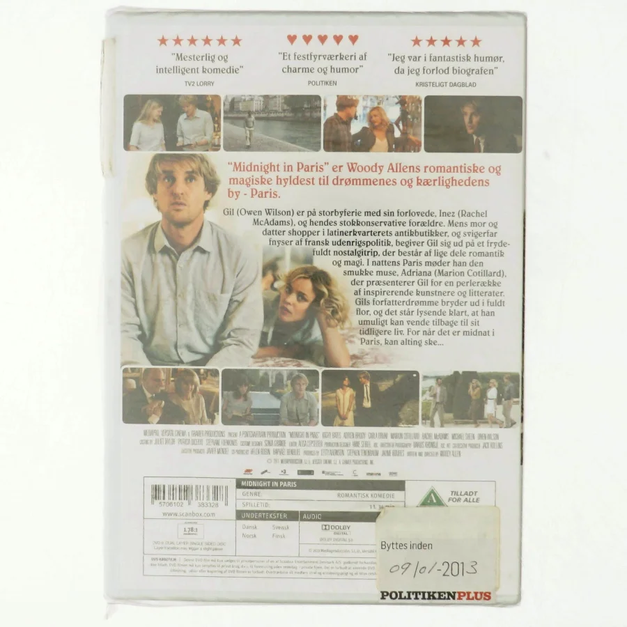 Midnight In Paris (Bog)