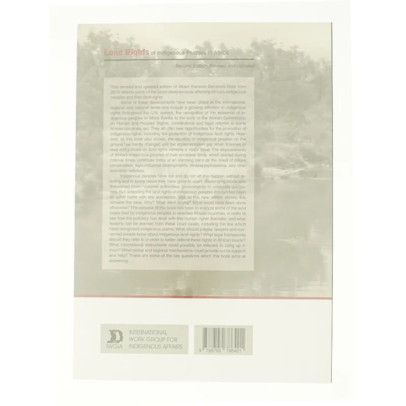 Land rights of indigenous peoples in Africa af Albert Kwokwo Barume (Bog)
