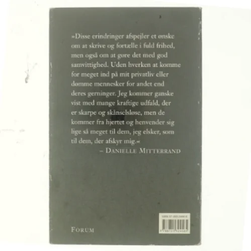 I fuld frihed af Danielle Mitterrand (Bog)