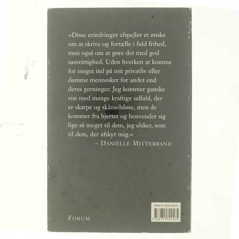 I fuld frihed af Danielle Mitterrand (Bog)