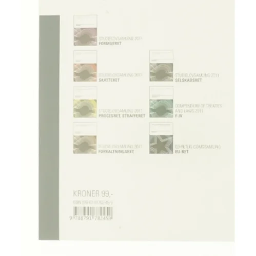 Studielovsamling. Årgang 2011 (Bog)