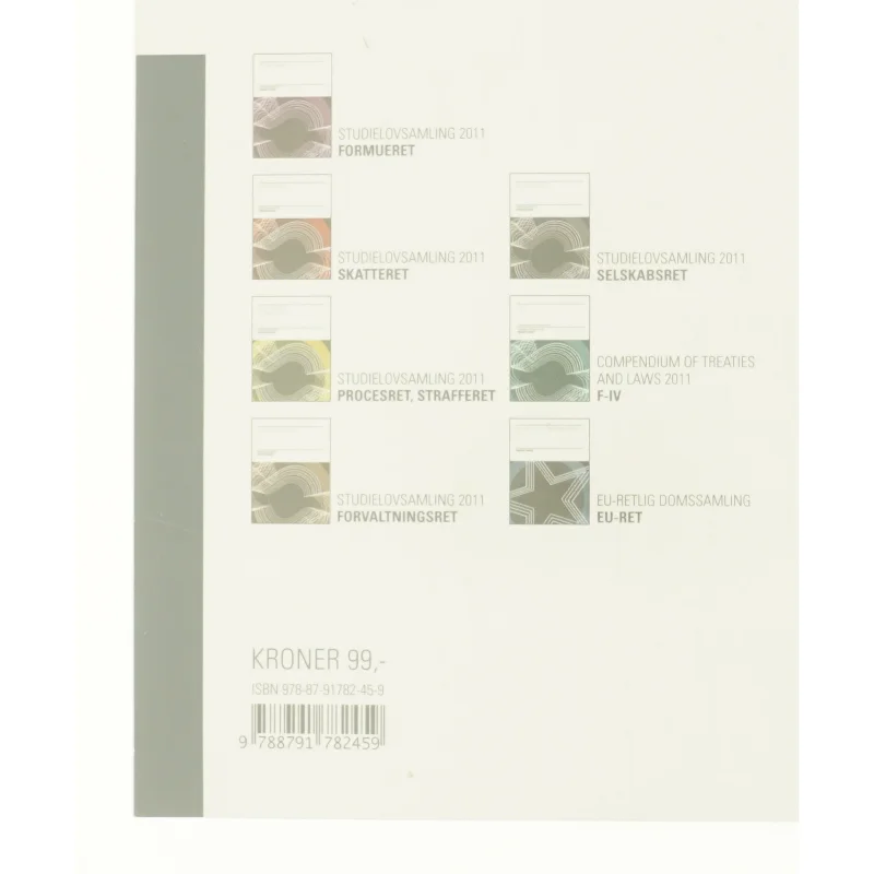 Studielovsamling. Årgang 2011 (Bog)