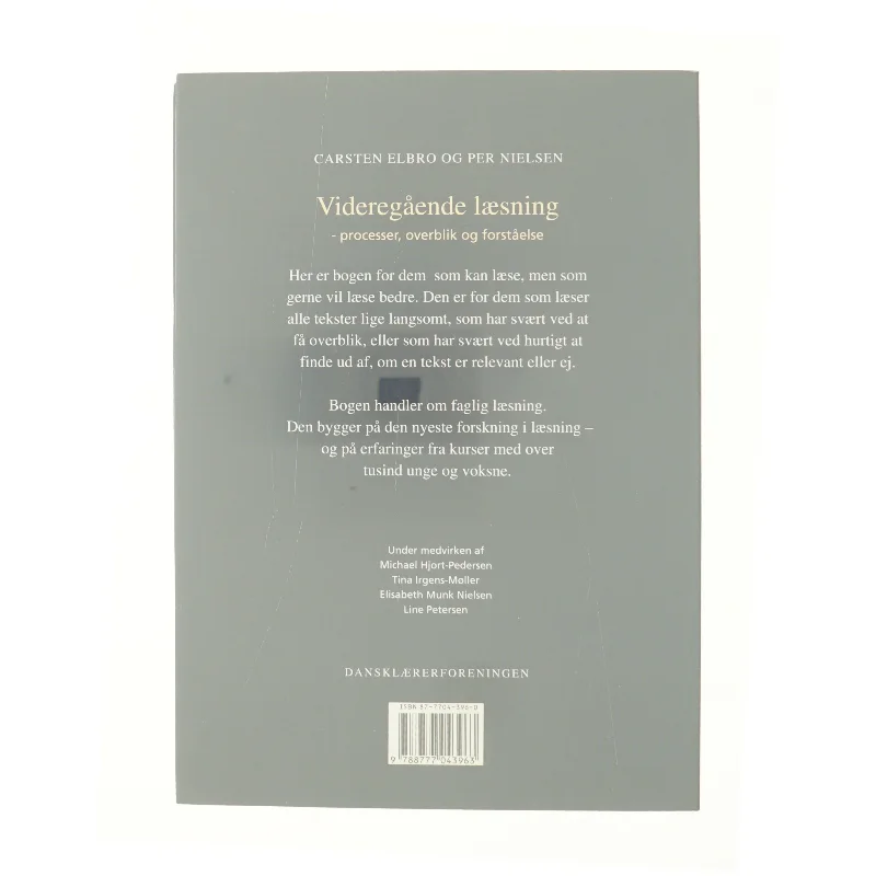 Videre gående læsning af Carsten Elbro og Per Nielsen (Bog)