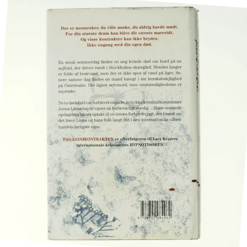 Paganinikontrakten : Kriminalroman (Danish Language) (Bog)