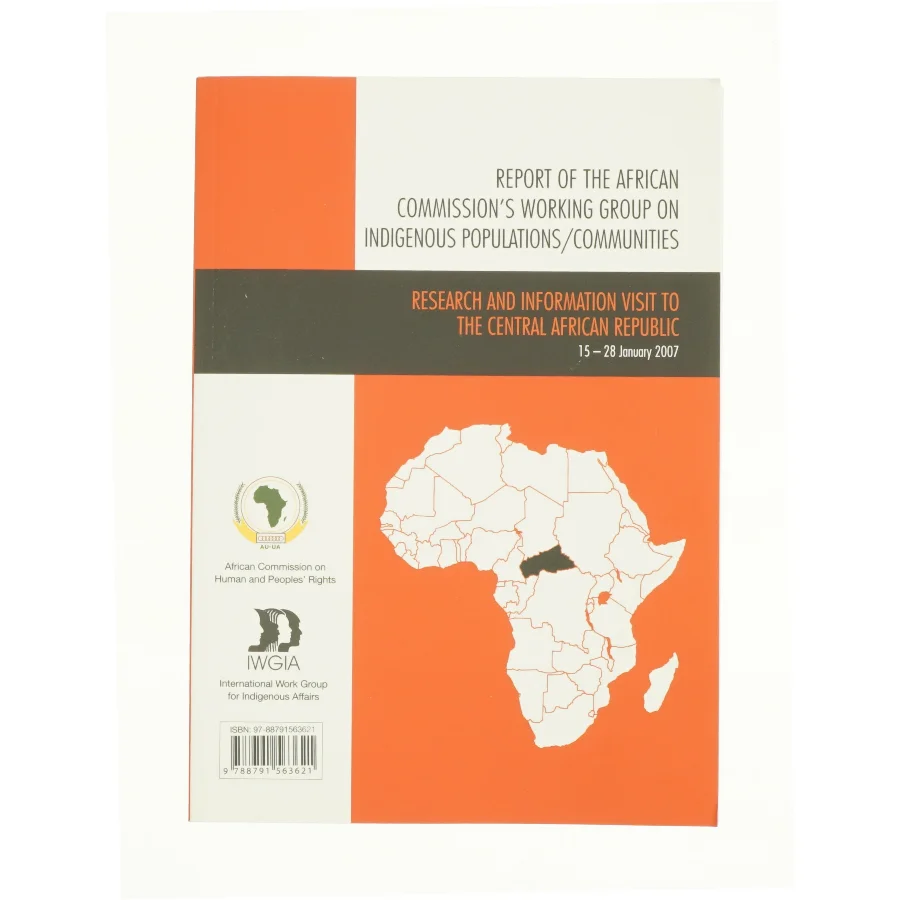 Repport of the african commissions working group on indigenous populations (bog)