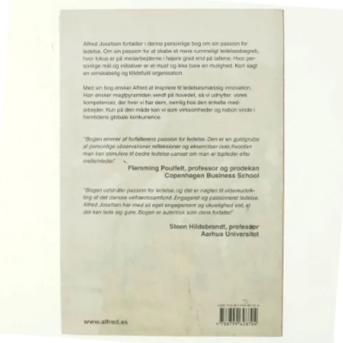 Min passion for ledelse af Alfred Josefsen (Bog)