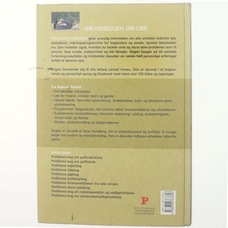 Politikens løbebog af Terje Nordberg (f. 1947) (Bog)