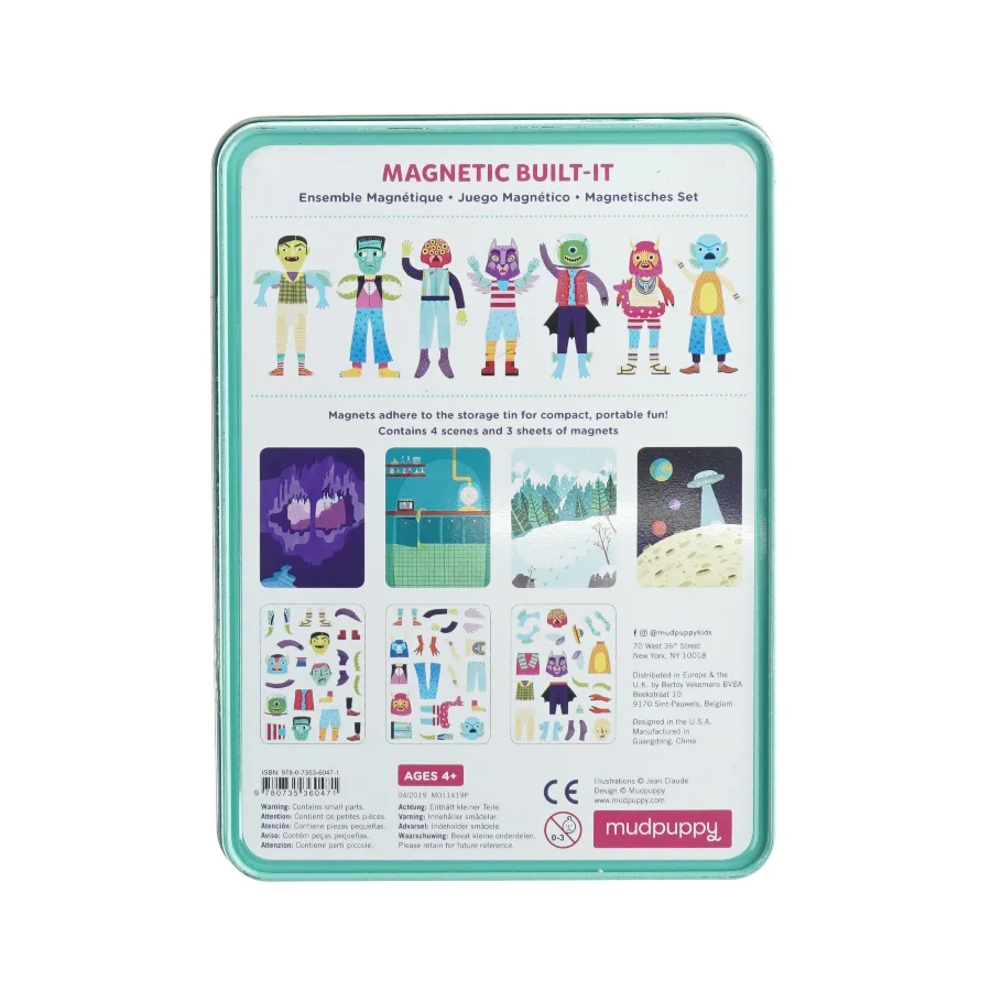 Magnetic build-it spil (str. 23 x 16 x 4 cm)