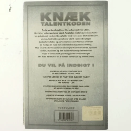 Knæk talentkoden af Rasmus Ankersen (Bog)