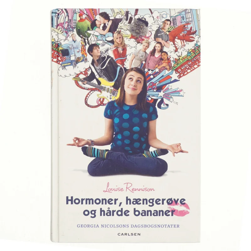 Hormoner, hængerøve og hårde bananer : Georgia Nicolsons dagbogsnotater af Louise Rennison (Bog)