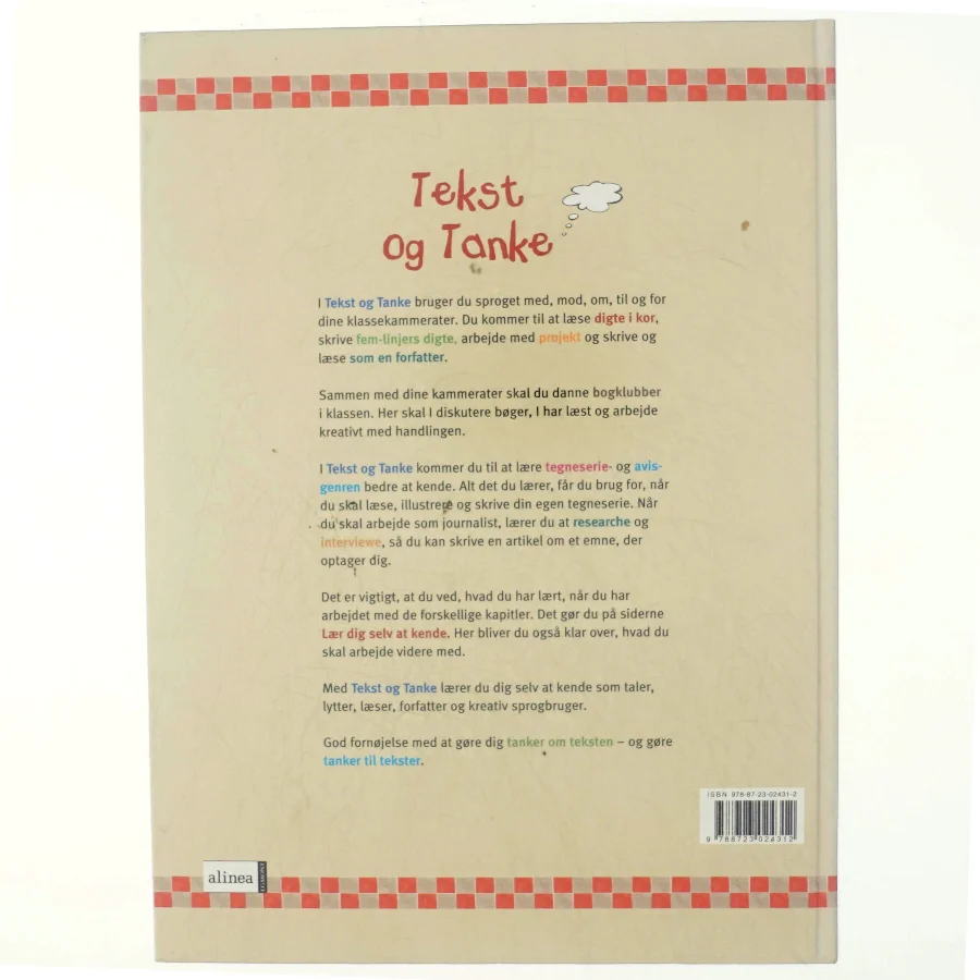 Tekst og tanke - 5. klasse (Bog)