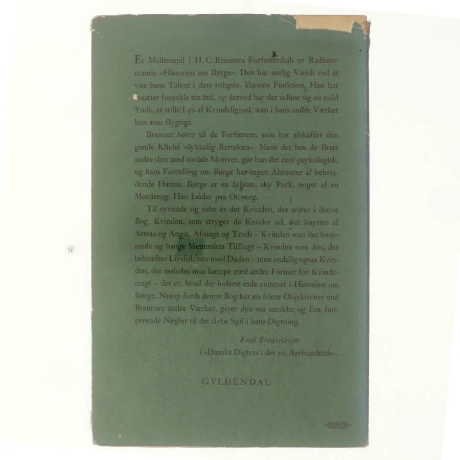 Historien om Børge af H.C.Branner