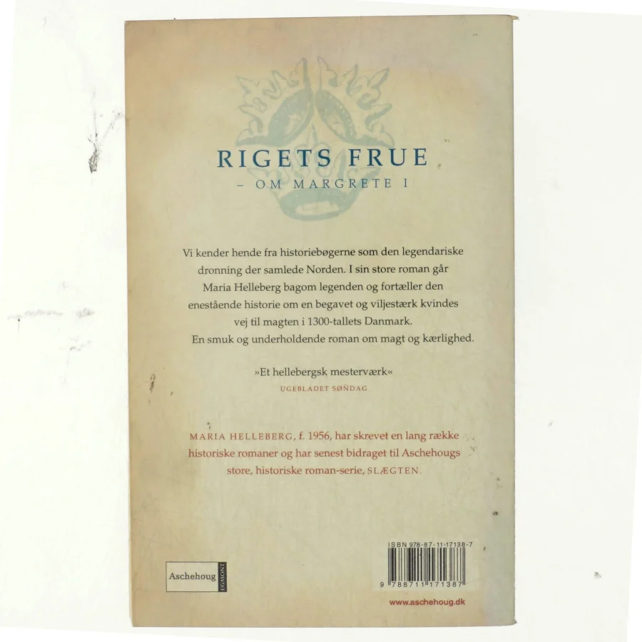 Rigets frue : Margrete I : roman af Maria Helleberg (Bog)