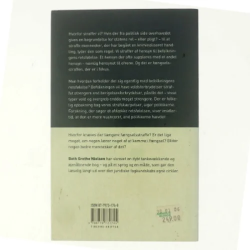 Straf af Beth Grothe Nielsen (Bog)