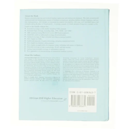 Database System Concepts af Henry F. Korth, Abraham Silberschatz (Bog)