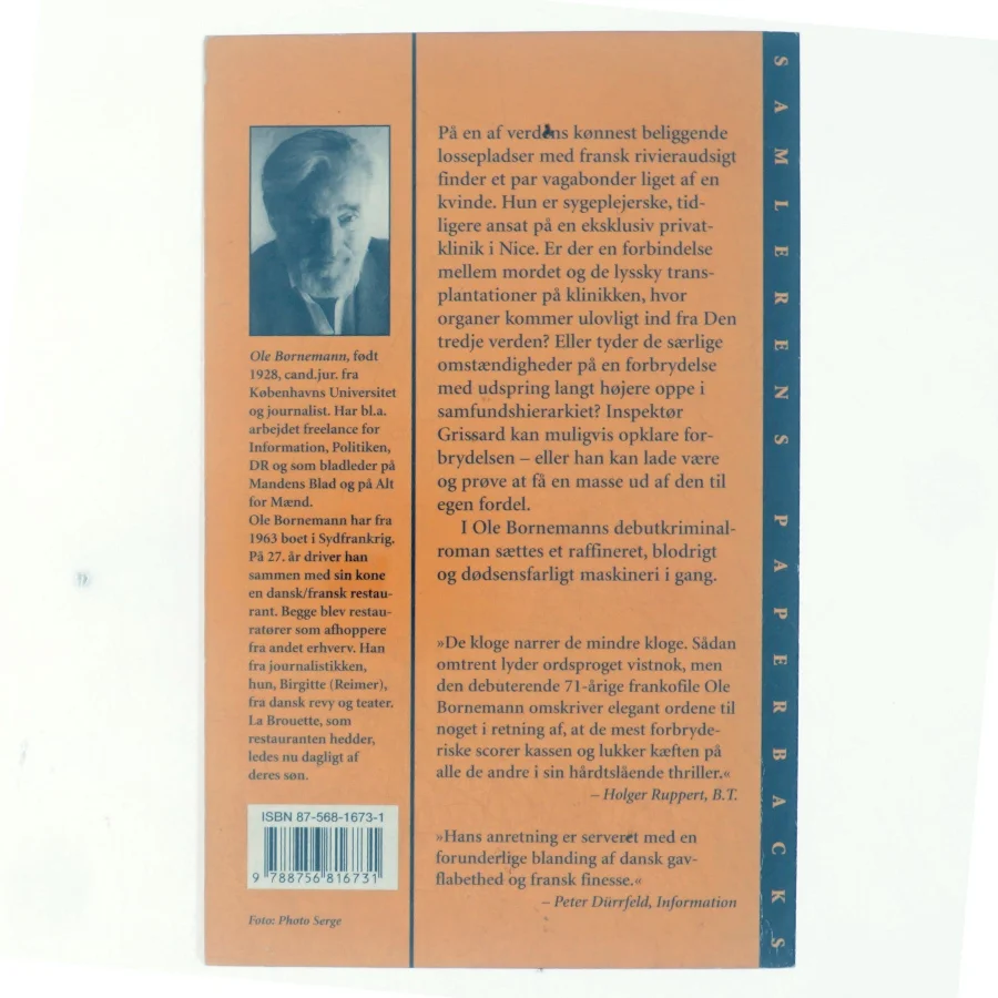 Det sidste vidne : kriminalroman af Ole Bornemann (Bog)