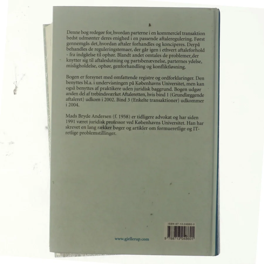 Praktisk aftaleret af Mads Bryde Andersen (Bog)