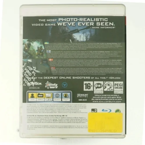 Call of duty 4, modern warfare fra ps3