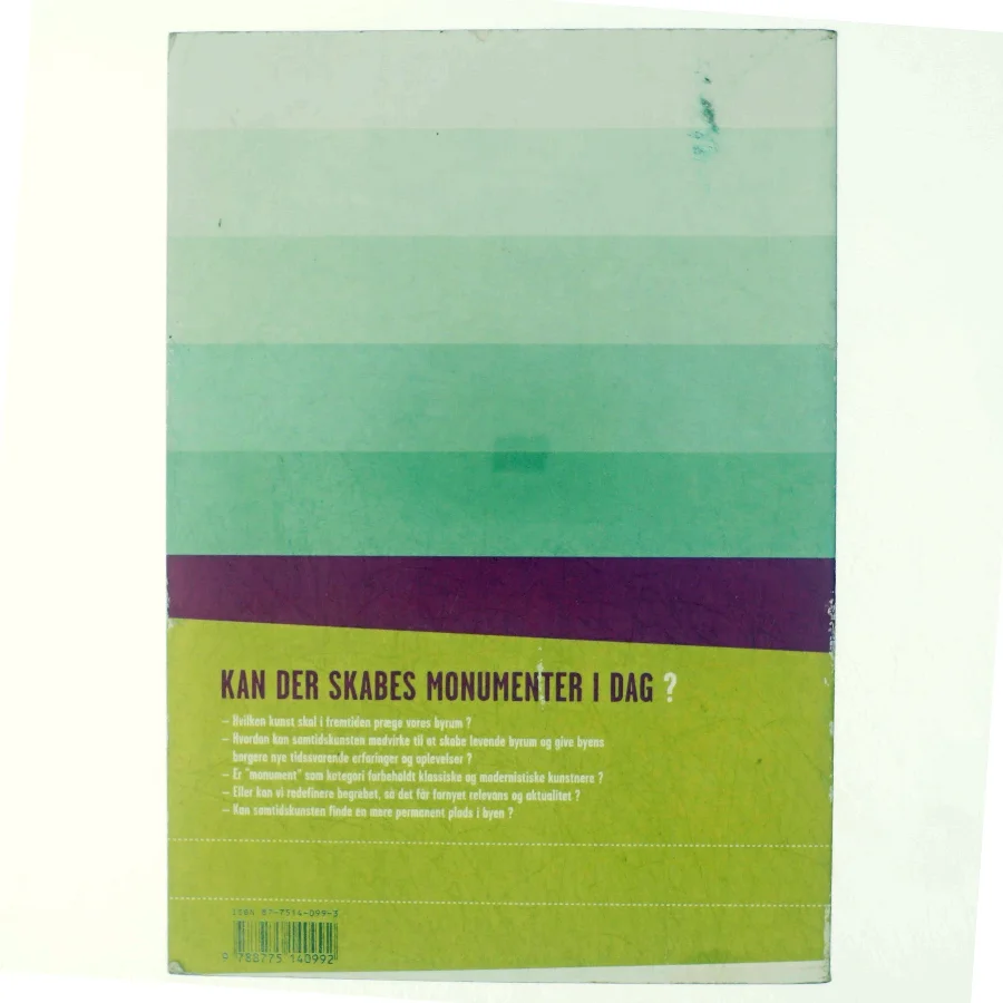 Monument af Christian Skovbjerg Jensen, Tine Vindfeld, Kristine Agergaard (Bog)