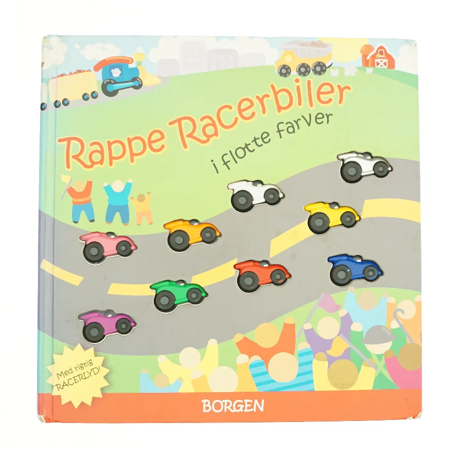 Rappe racerbiler i flotte farver (Bog)