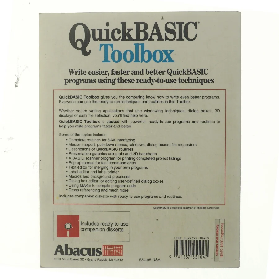 QuickBASIC Toolbox af Stefan Dittrich (Bog)