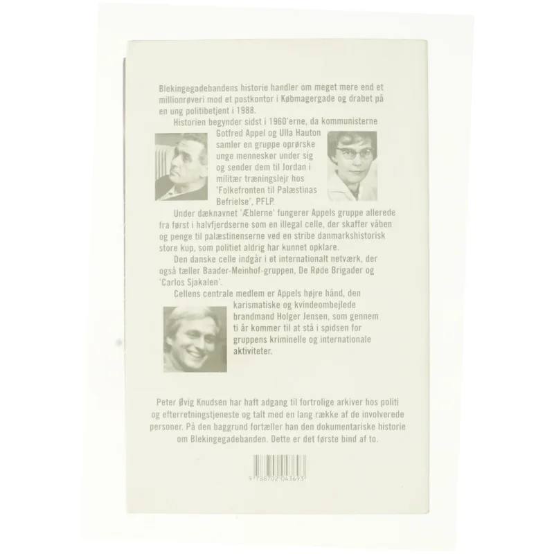 Blekinge Gade Banden af Peter Ovig Knudsen (Bog)