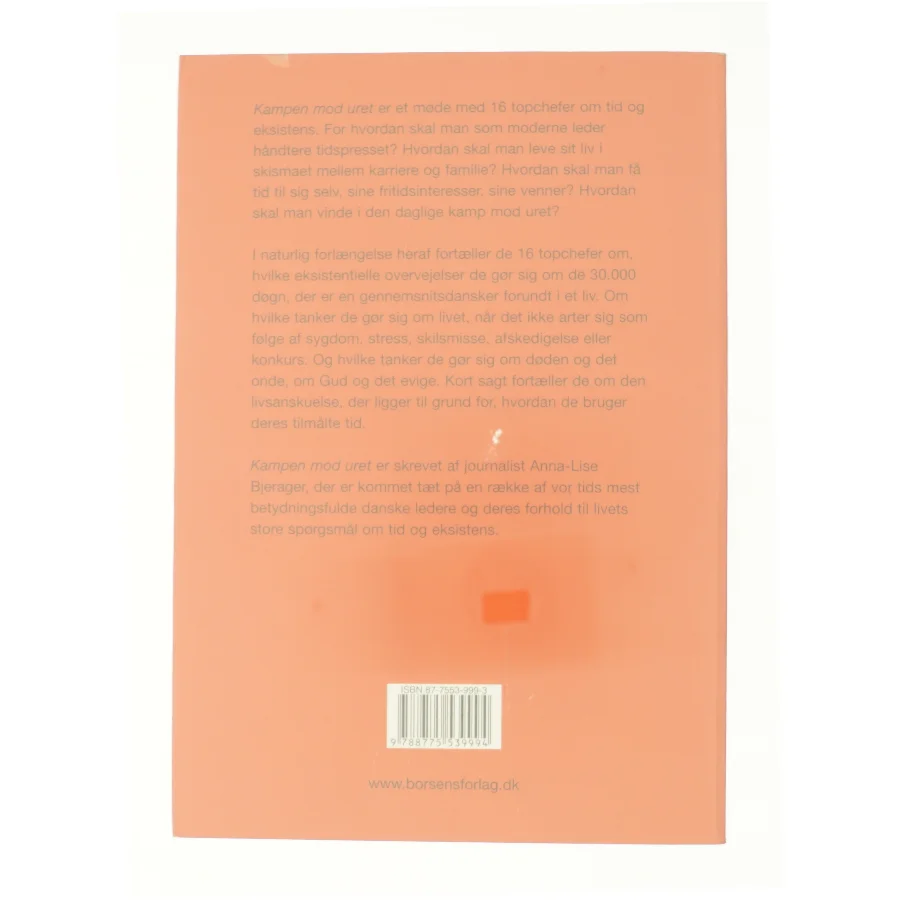Kampen mod uret af Anna-Lise Bjerager (Bog)
