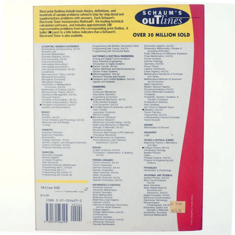 Schaum's Outline of Principles of Economics af Dominick Salvatore, Eugene A. Diulio (Bog)