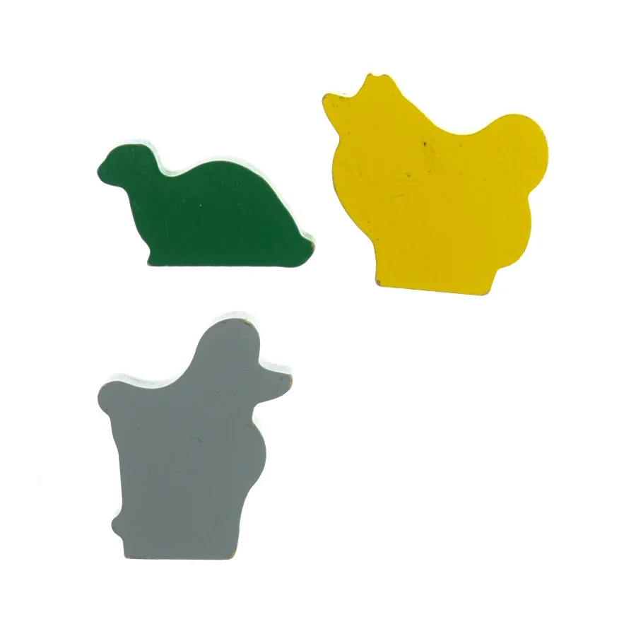 Dyrefigurer (4 stk) (str. 8 x 10 cm)