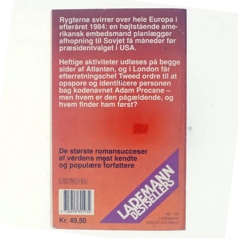 Find Adam Procane af Colin Forbes