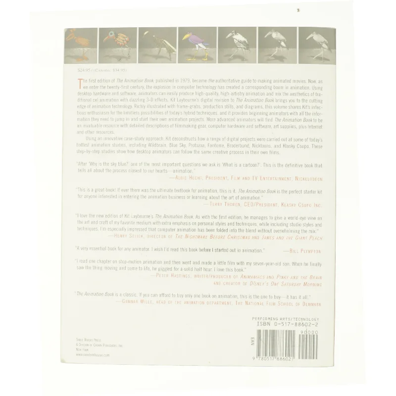 The Animation Book af Kit Laybourne (Bog)