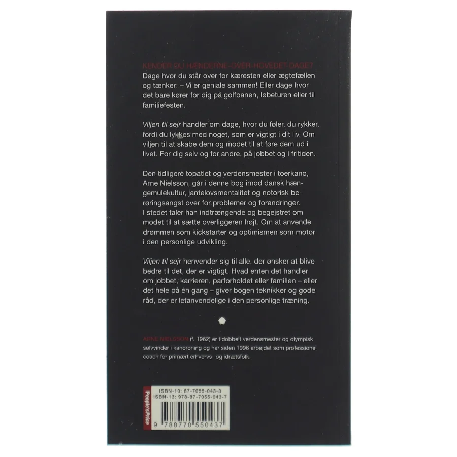 Viljen til sejr af Arne Nielsson (Bog)