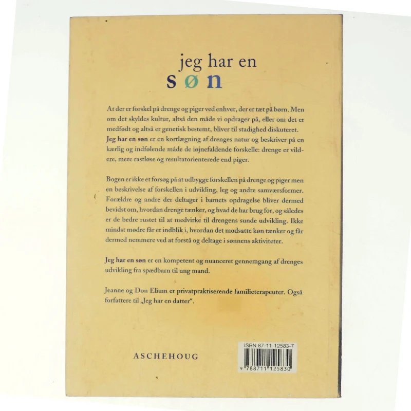 Jeg har en søn (Bog)