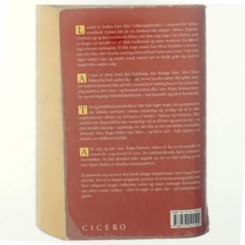 En passende ung mand af Vikram Seth (Bog)