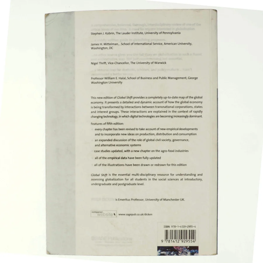 Global shift : mapping the changing contours of the world economy af Peter Dicken (Bog)