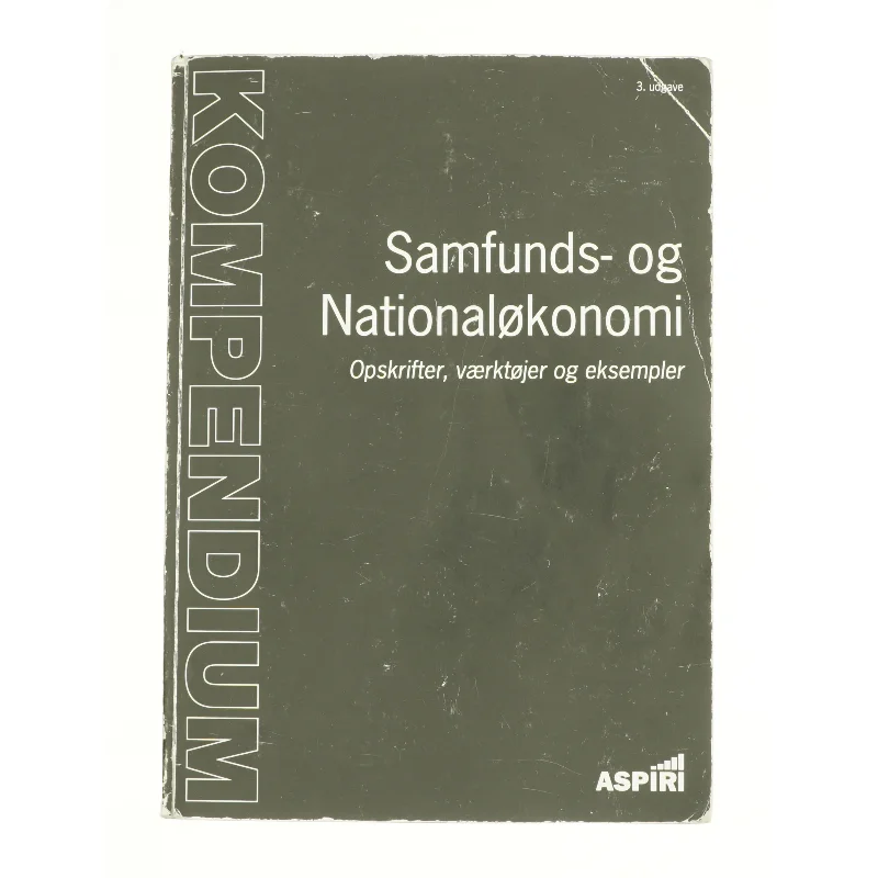 Samfunds- og nationaløkonomi  fra Bog