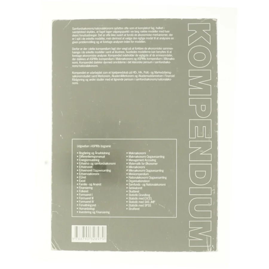 Samfunds- og nationaløkonomi  fra Bog