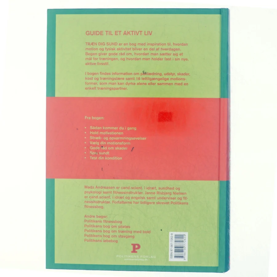 Træn dig sund af Mads Andreasen og Janne Riisbjerg Nielsen (Bog)