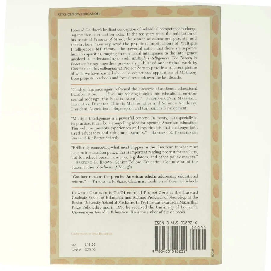 Multiple Intelligences af Howard E. Gardner (Bog)