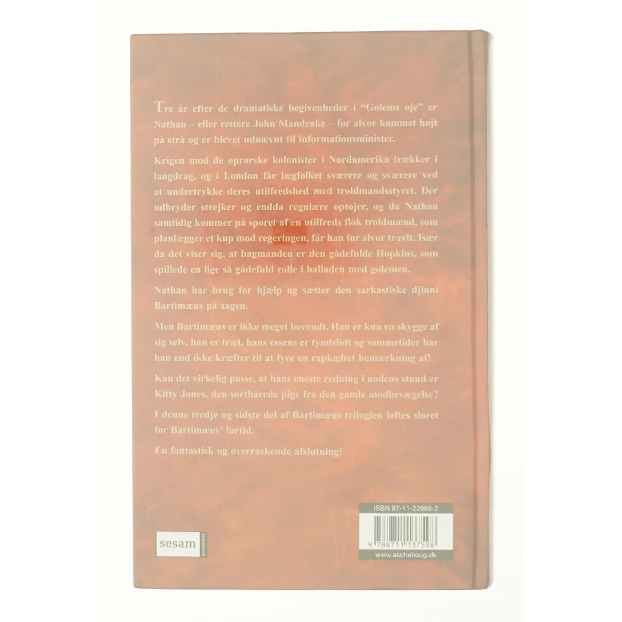 Ptholemæus porten af Jonathan Stroud