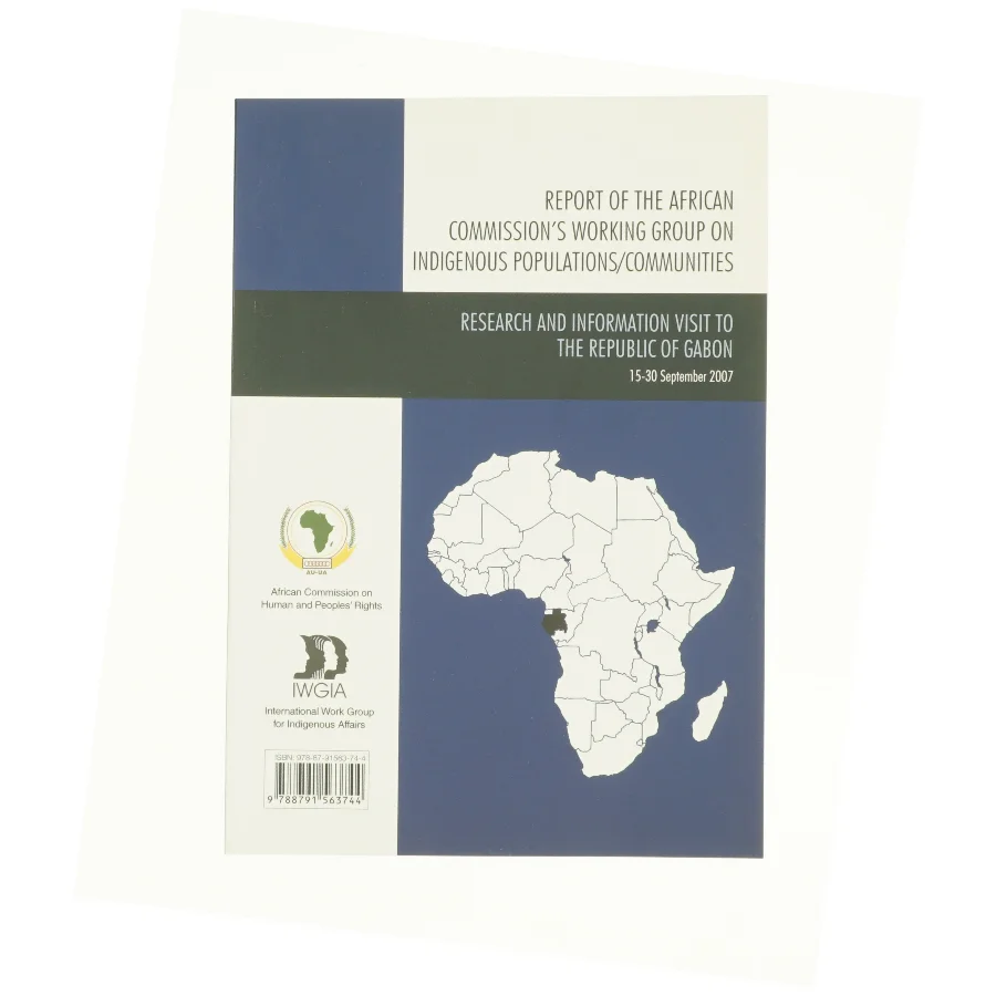 Repport of the african commissions working group on indigenous populations (bog)