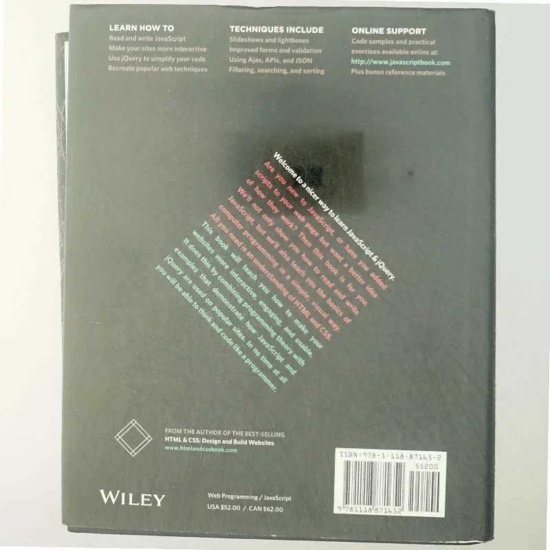 JavaScript and jQuery af Jon Duckett (Bog)