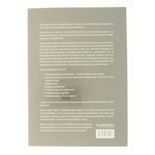 Økonomistyring og budgettering af Jens Ocksen Jensen (Bog)