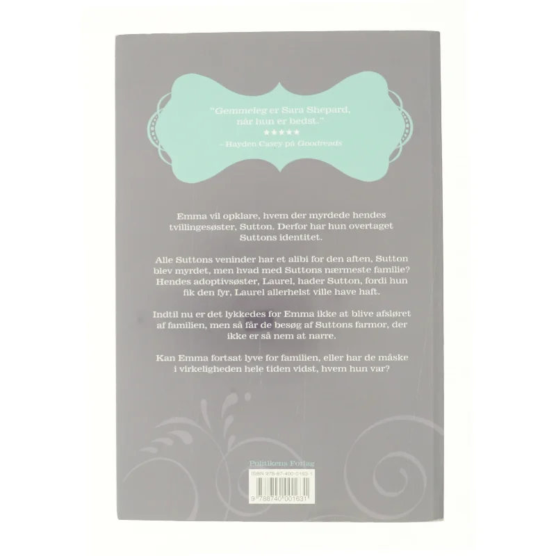 Lying game. Bind 4 af Sara Shepard (Bog)