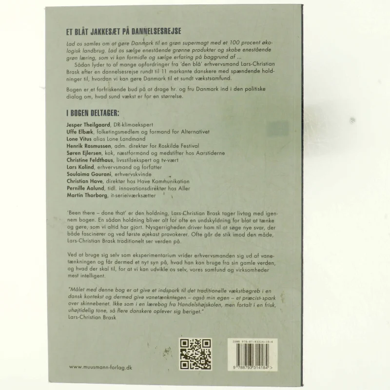 Vilje til forandring af Lars-Christian Brask (Bog)